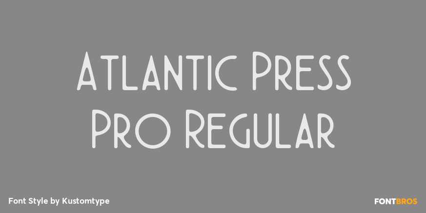 Atlantic Press Pro Regular Poster