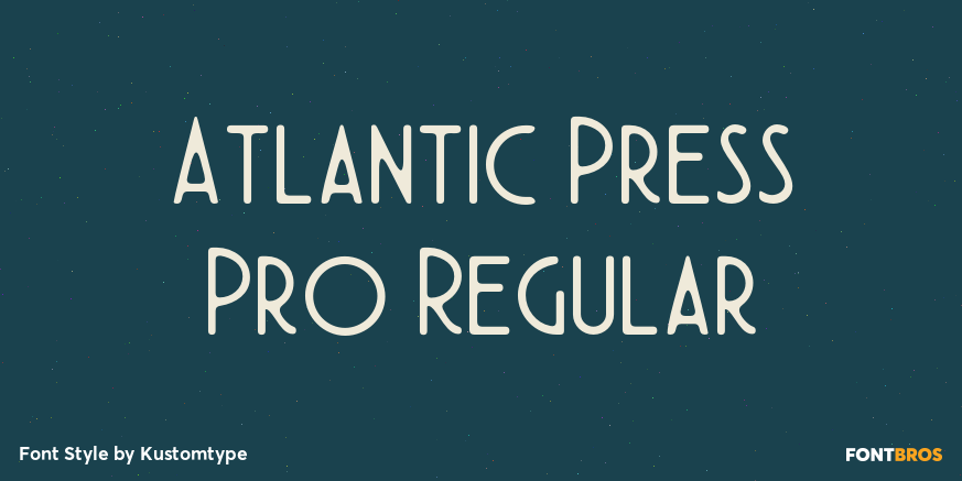 Atlantic Press Pro Regular Poster