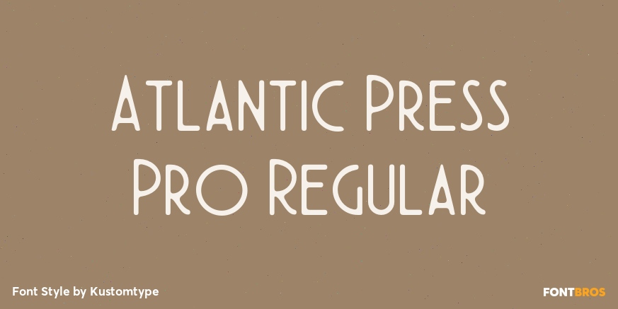 Atlantic Press Pro Regular Poster