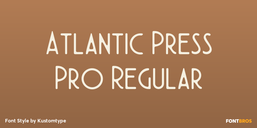 Atlantic Press Pro Regular Poster