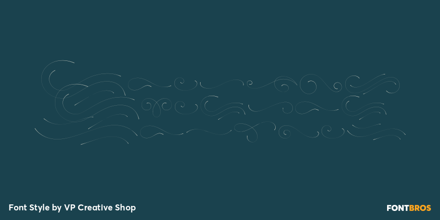 Seafont Swashes Regular Poster