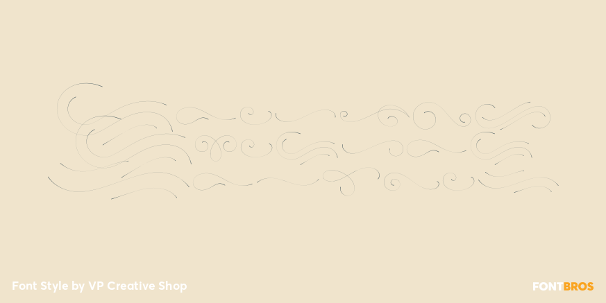 Seafont Swashes Regular Poster