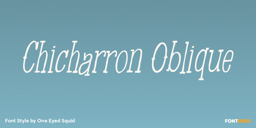 Chicharron Oblique Poster