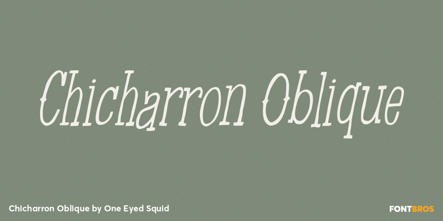 Chicharron Oblique Poster
