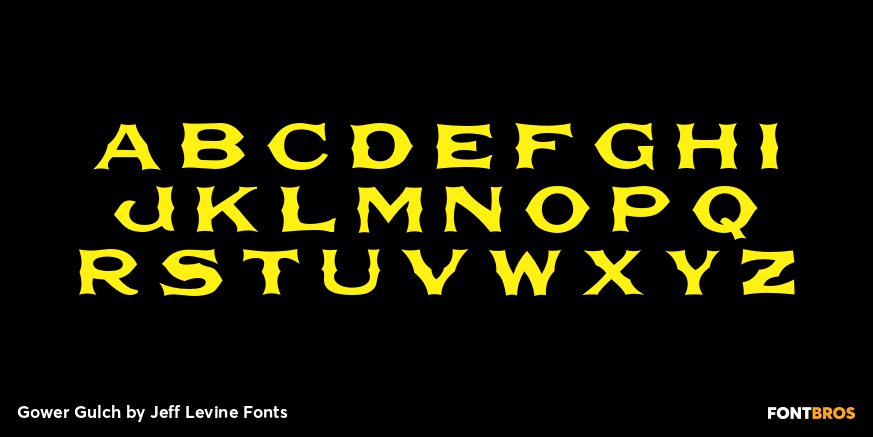 Gower Gulch Font Poster #3