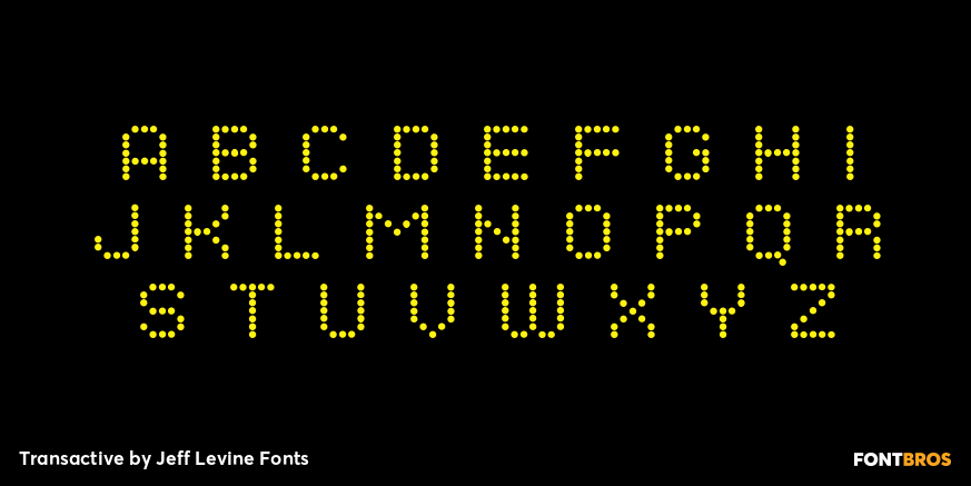 Transactive Font Poster #2