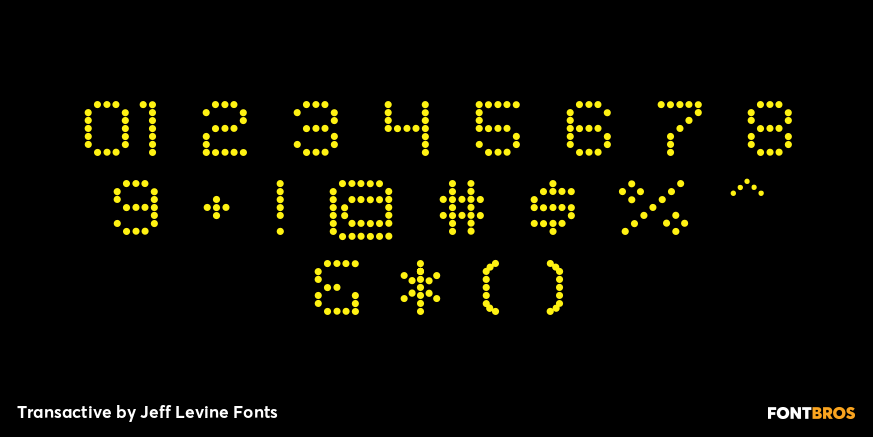 Transactive Font Poster #4