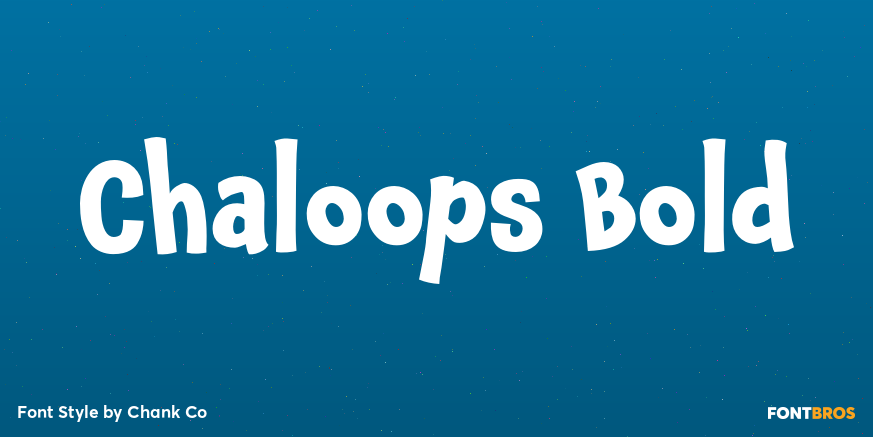 Chaloops Bold Poster
