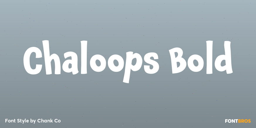 Chaloops Bold Poster