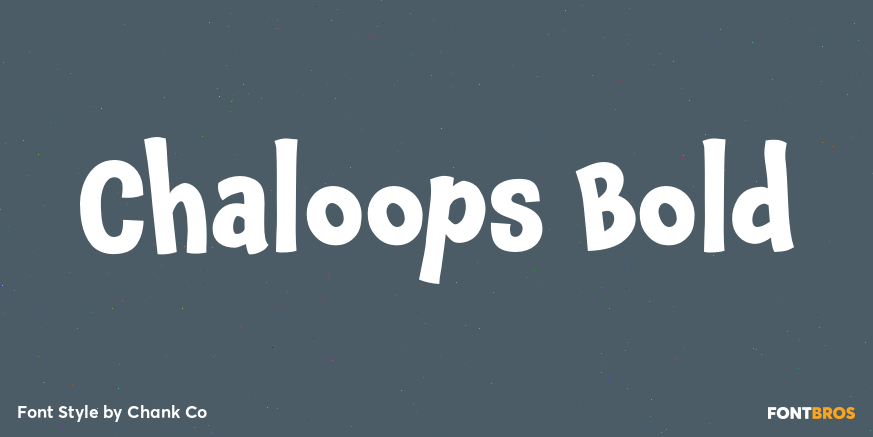 Chaloops Bold Poster