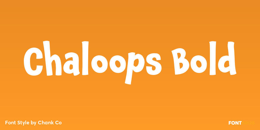 Chaloops Bold Poster