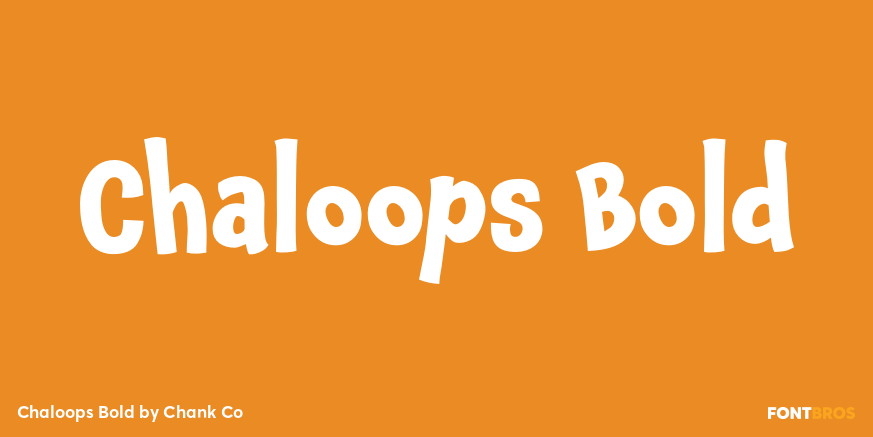 Chaloops Bold Poster