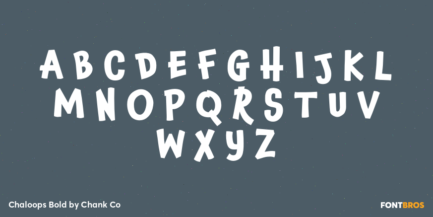 Chaloops Bold Font Poster #2
