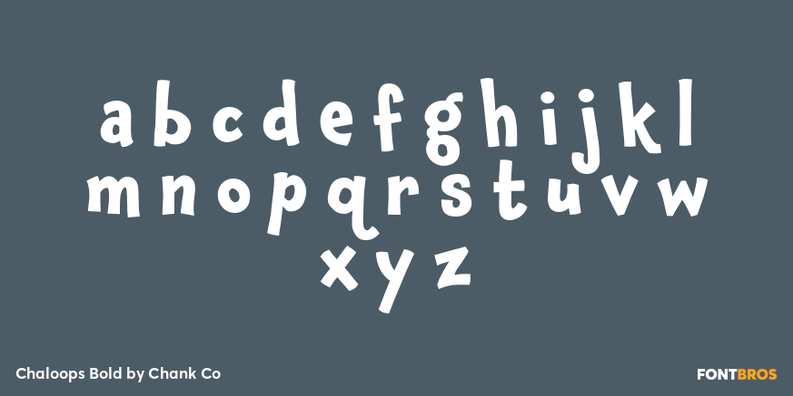 Chaloops Bold Font Poster #3