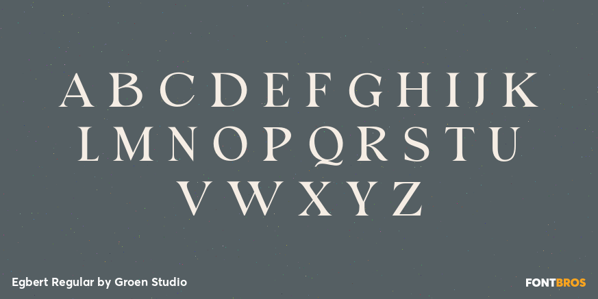 Egbert Regular Font Poster #2