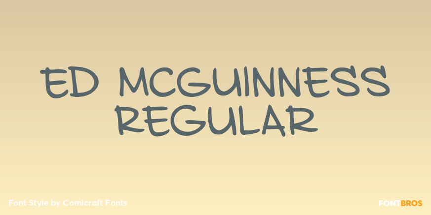 Ed McGuinness Regular Font Poster #1