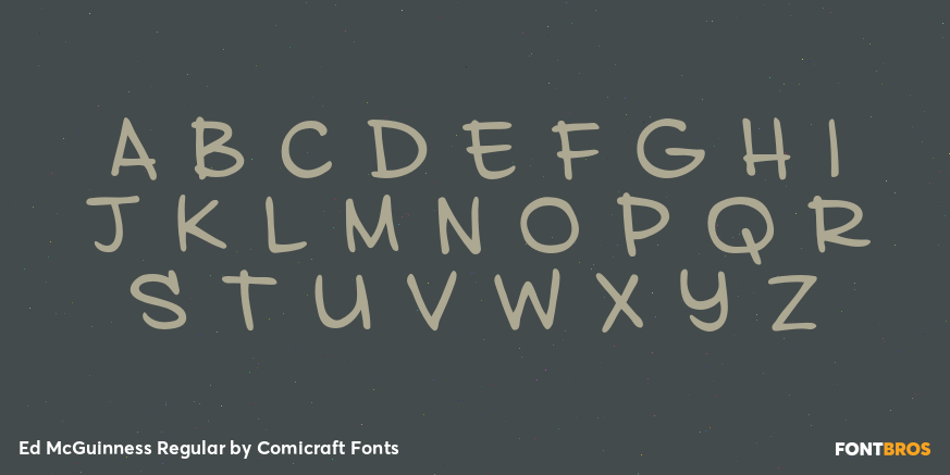 Ed McGuinness Regular Font Poster #3