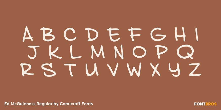 Ed McGuinness Regular Font Poster #2