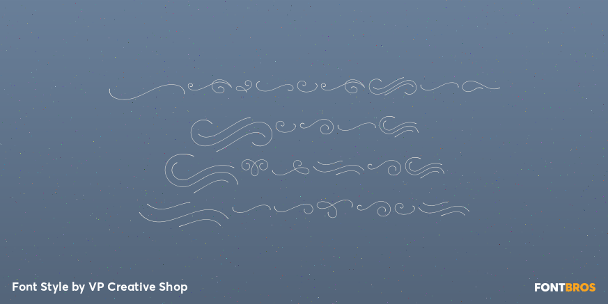 Enchanted Tales Swirls Regular Poster