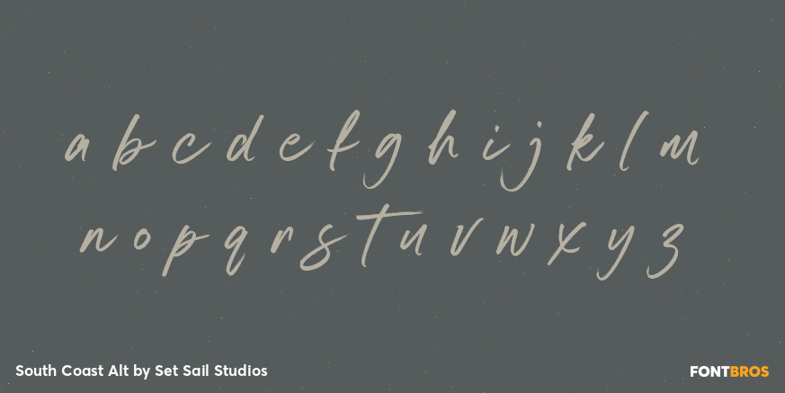 South Coast Alt Font Poster #3