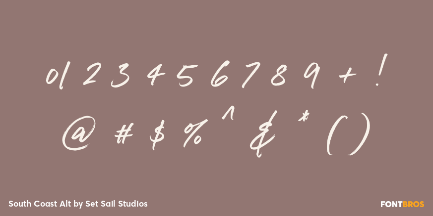 South Coast Alt Font Poster #4