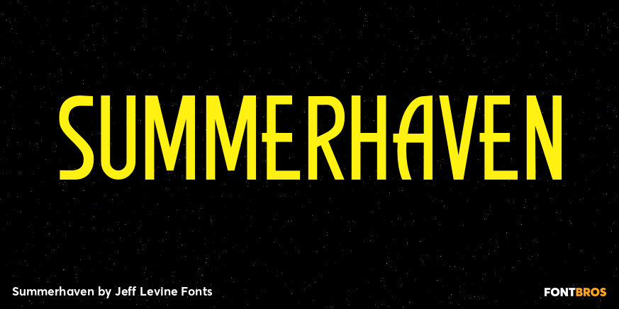 Summerhaven Font Poster #1