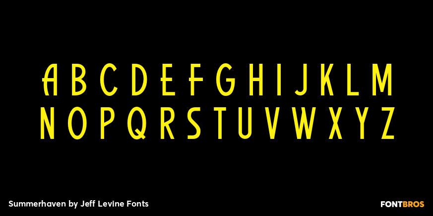 Summerhaven Font Poster #3