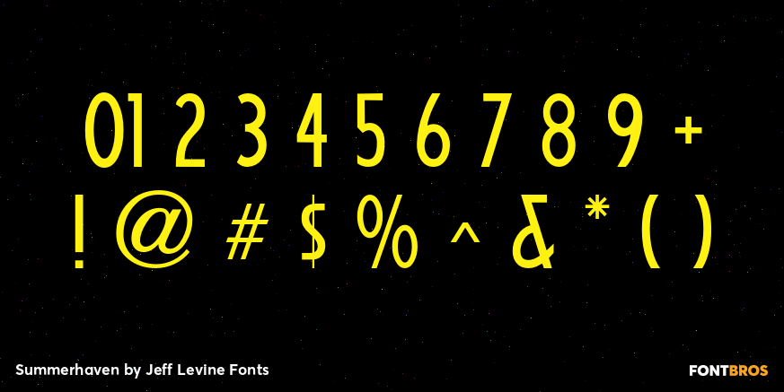 Summerhaven Font Poster #4