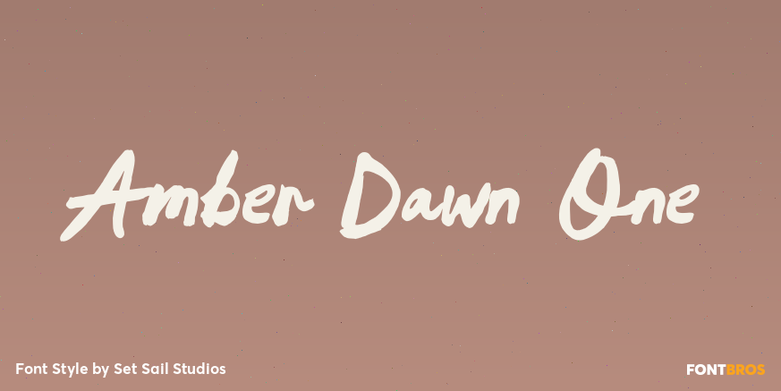 Amber Dawn One Poster