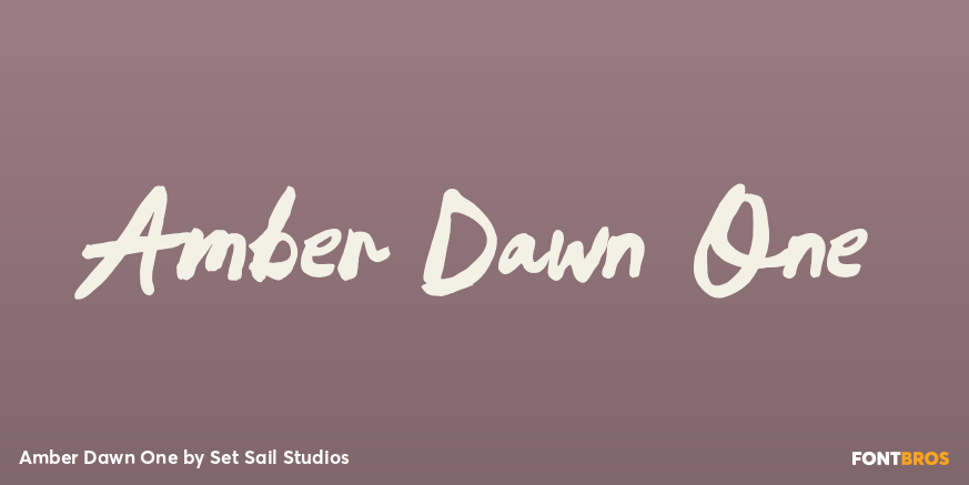 Amber Dawn One Poster