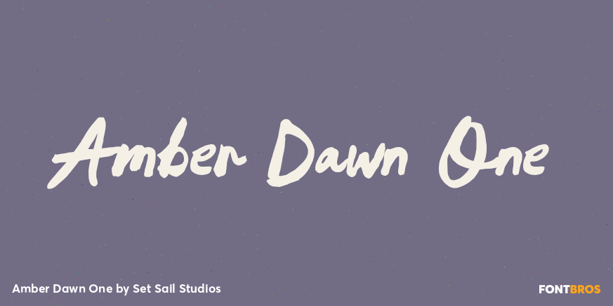 Amber Dawn One Poster