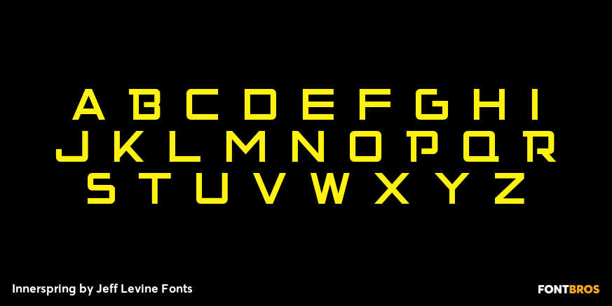 Innerspring Font Poster #3