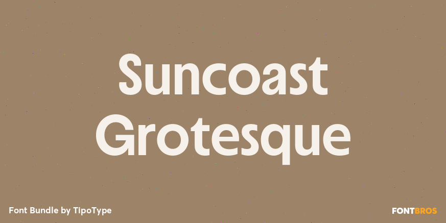 Suncoast Grotesque Font Poster #1