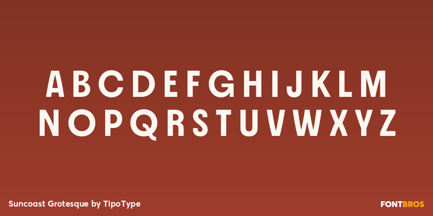 Suncoast Grotesque Font Poster #1