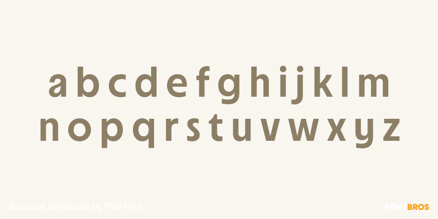 Suncoast Grotesque Font Poster #1