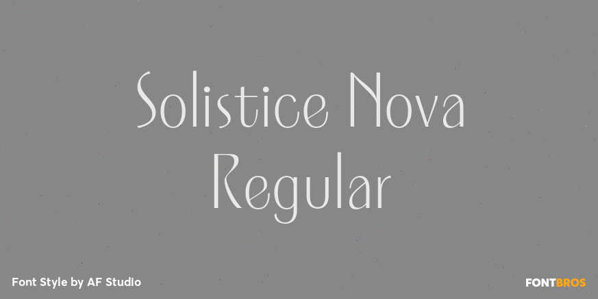 Solistice Nova Regular Poster