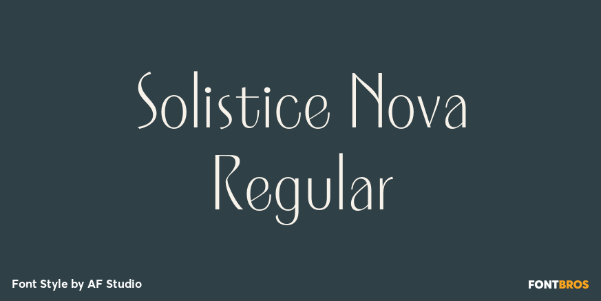 Solistice Nova Regular Poster