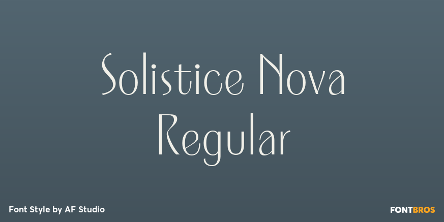 Solistice Nova Regular Poster