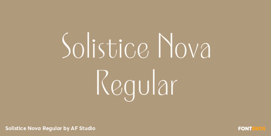 Solistice Nova Regular Poster