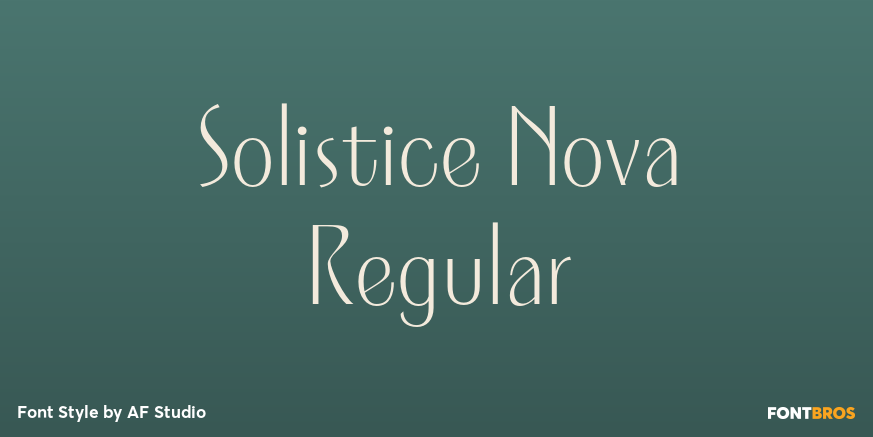 Solistice Nova Regular Poster