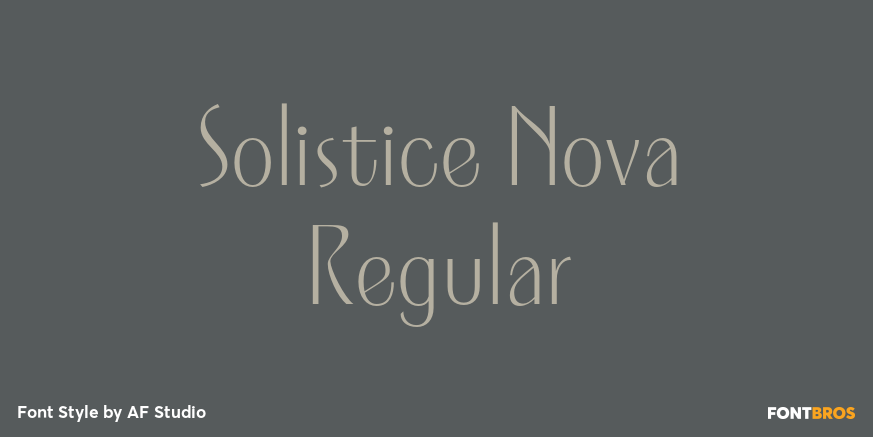 Solistice Nova Regular Poster