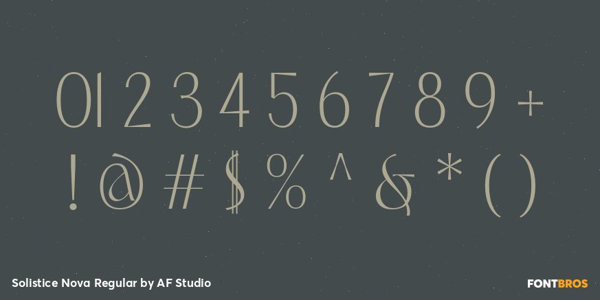 Solistice Nova Regular Font Poster #4