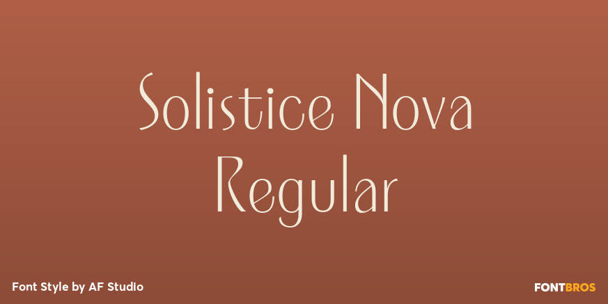 Solistice Nova Regular Poster
