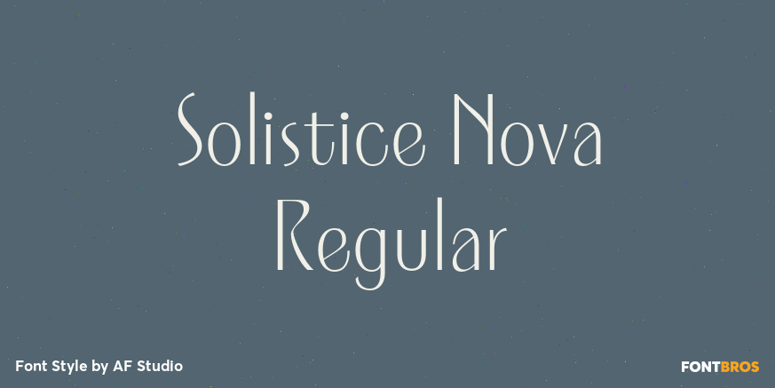 Solistice Nova Regular Poster