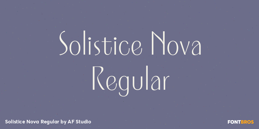 Solistice Nova Regular Poster