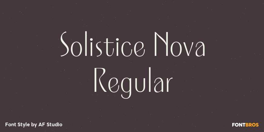 Solistice Nova Regular Poster