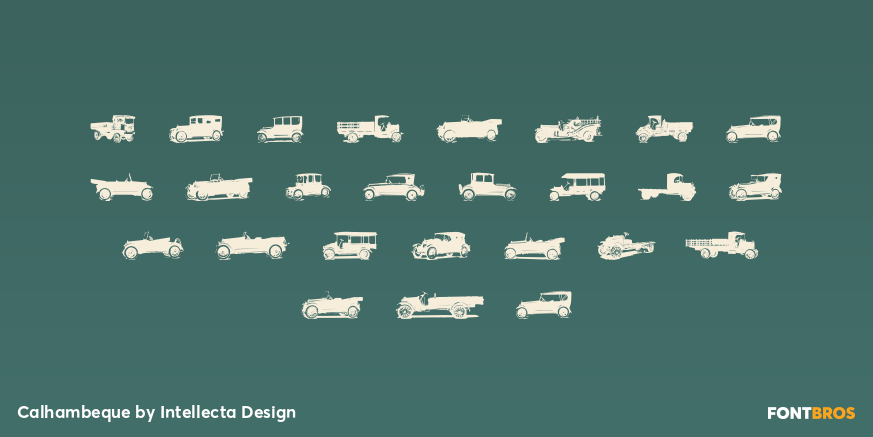 Calhambeque Font Poster #1