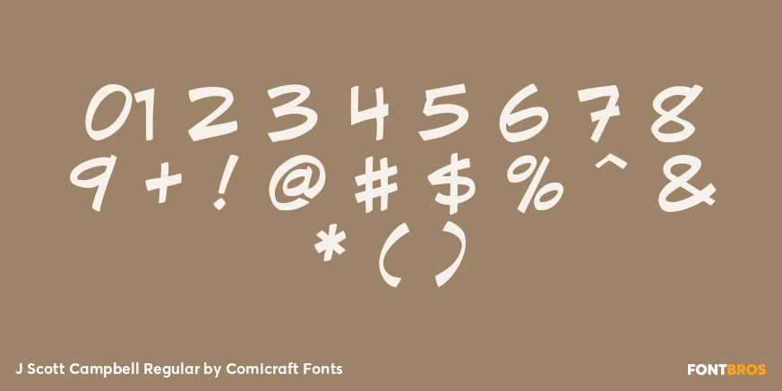 J Scott Campbell Regular Font Poster #4