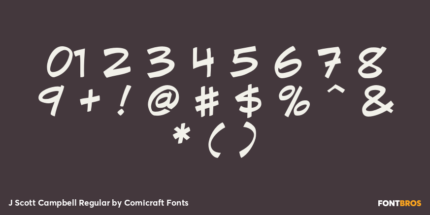J Scott Campbell Regular Font Poster #4