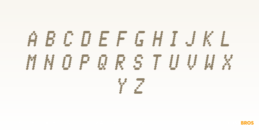Data Error Horiz AOE Pro Bold Italic Font Poster #1